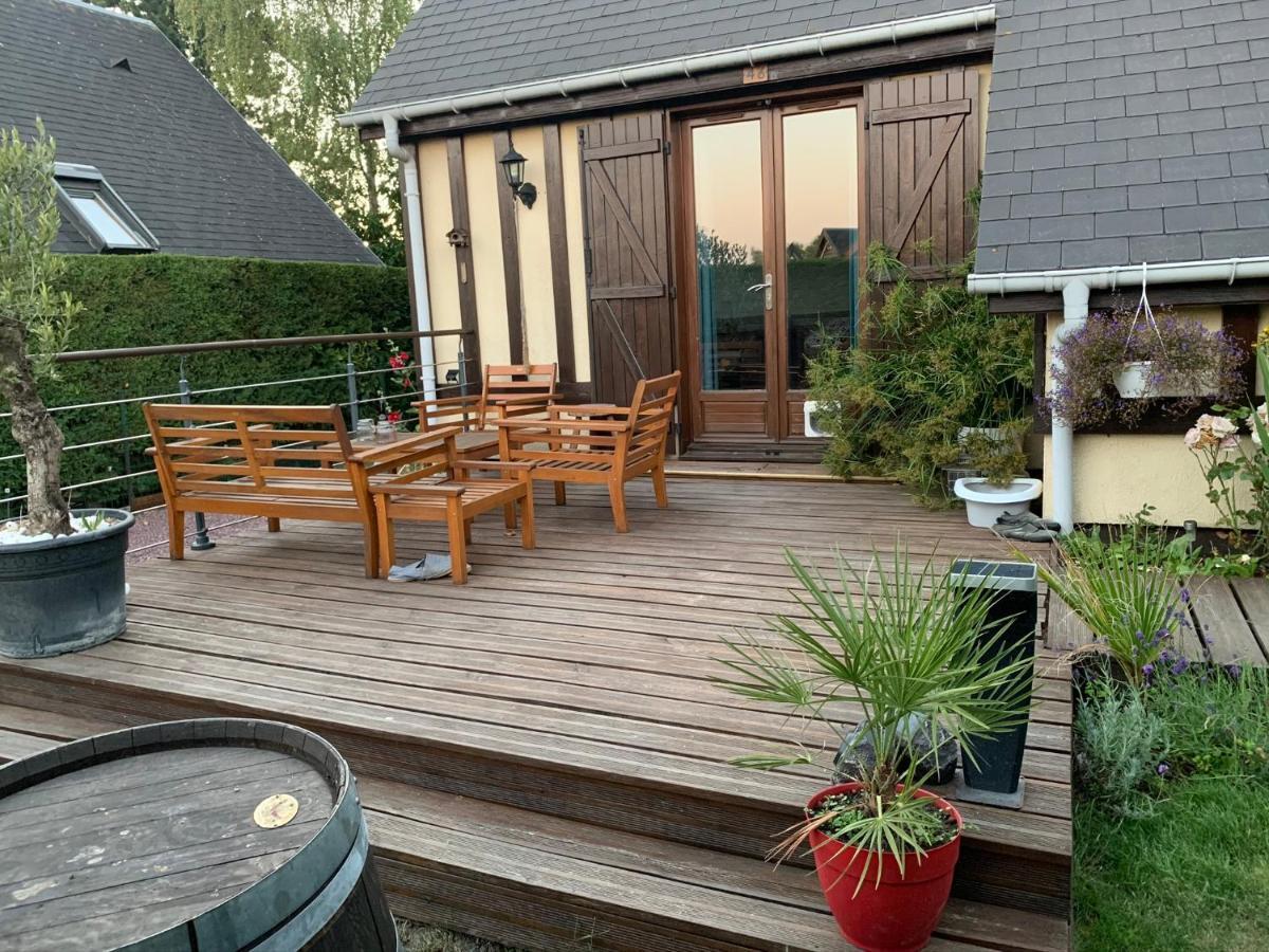 Le Chalet Normand Merville-Franceville-Plage Dış mekan fotoğraf